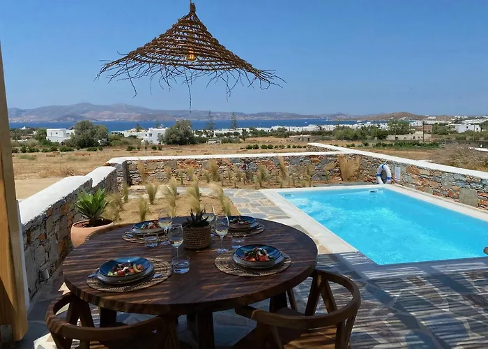 Beachhouse Omega Naxos Semesterbostad *